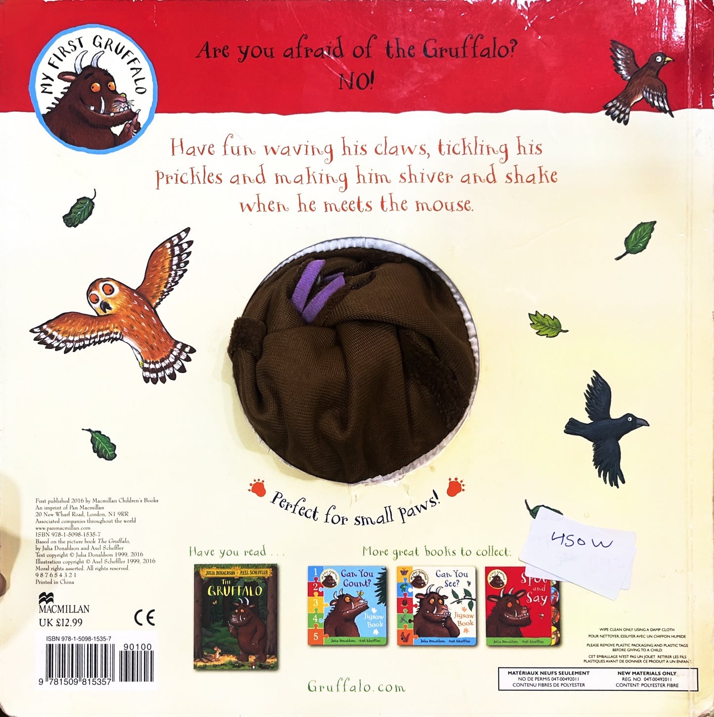 The Gruffalo (Big Puppet Book)