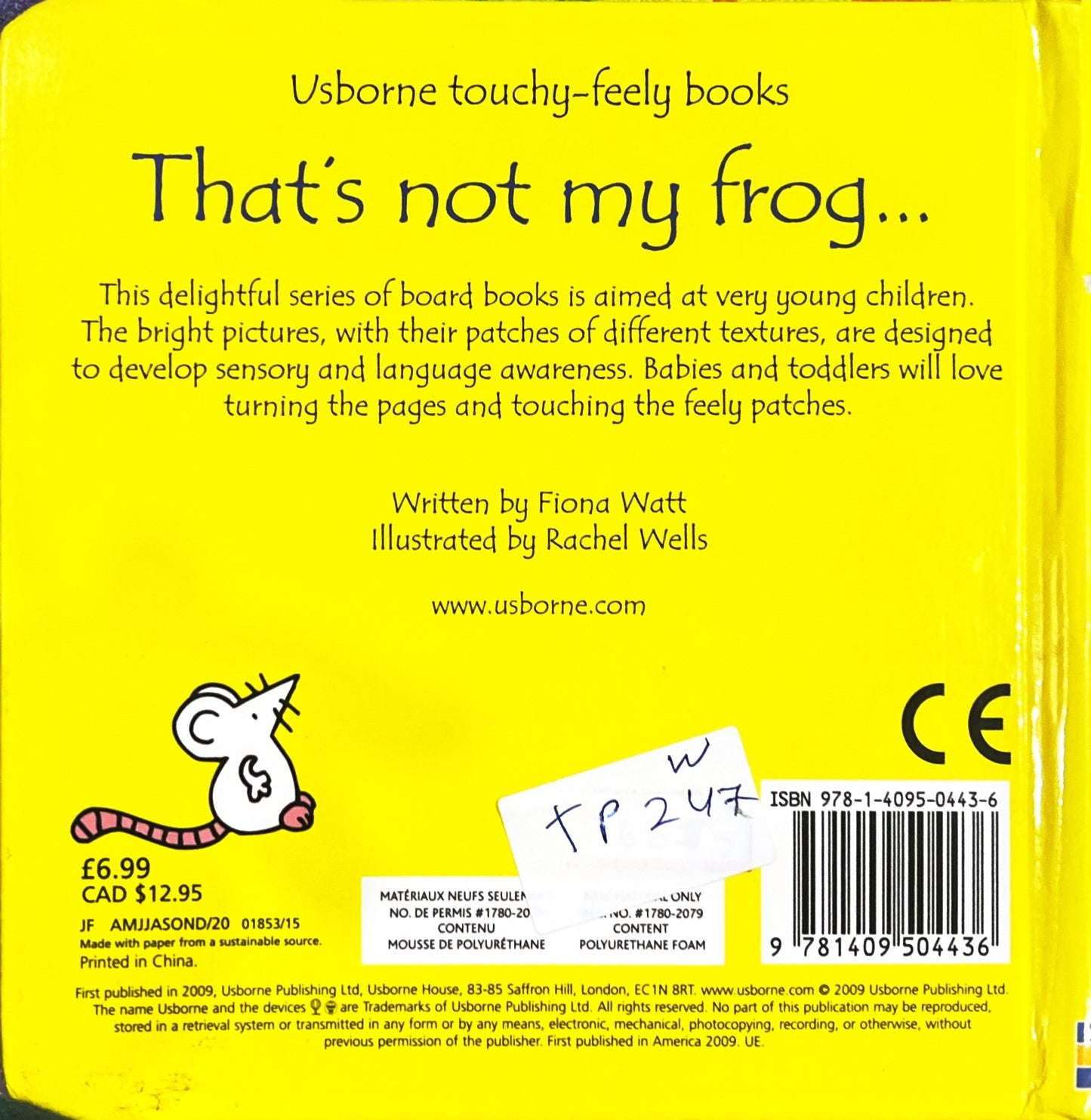 That's not my Frog (Touch and Feel)