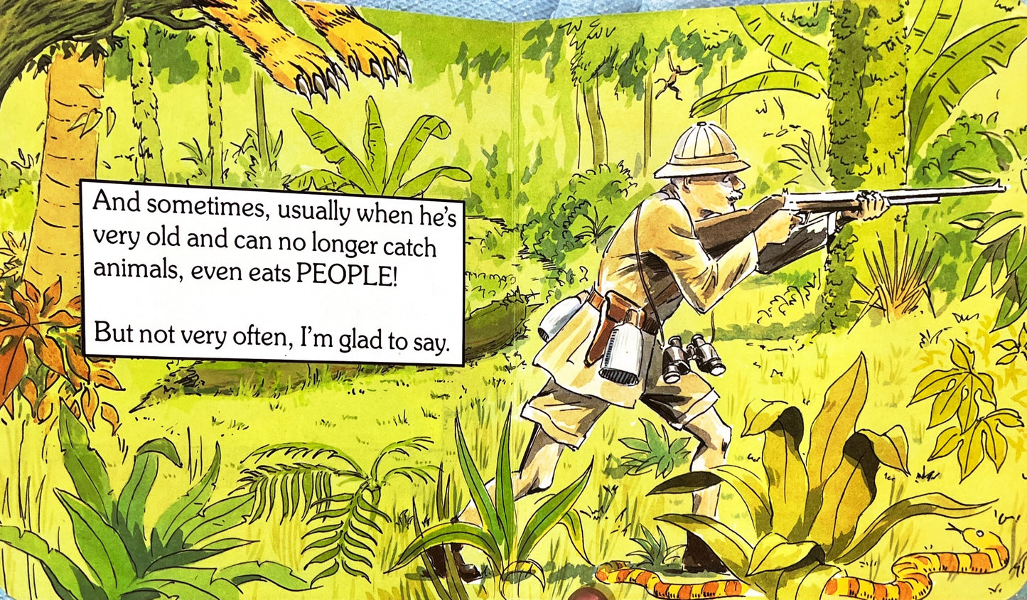 Guess who pops in the jungle? (pop up on last page)