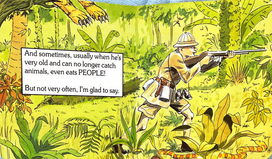 Guess who pops in the jungle? (pop up on last page)