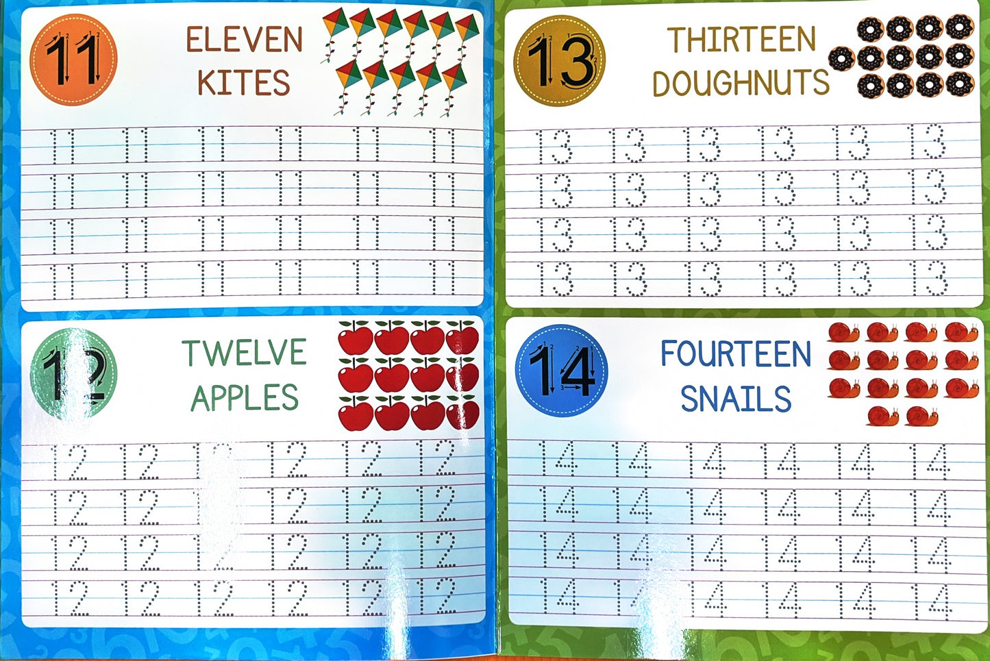 Practice Time Numbers (Wipe and Clean)