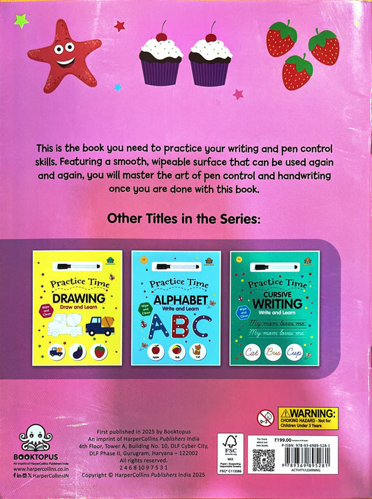 Practice Time Numbers (Wipe and Clean)