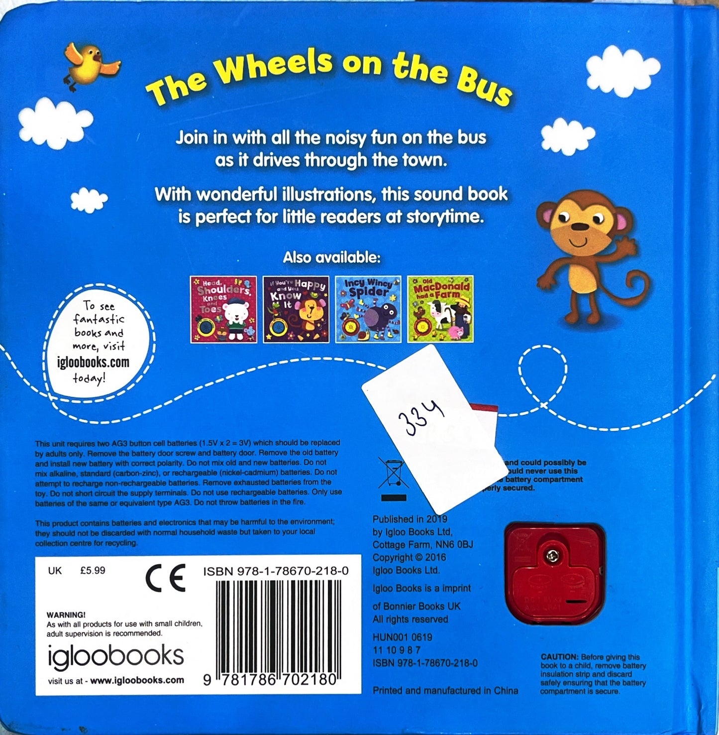 The wheels on the bus (Sound Book)