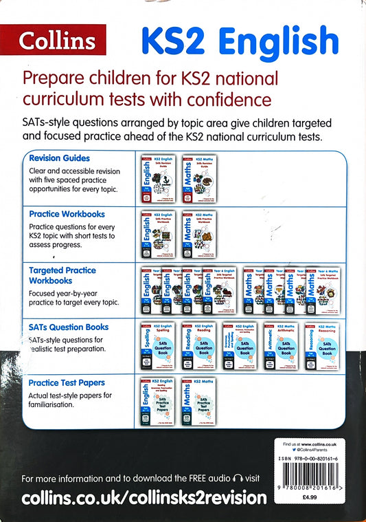 Collins KS2 Spelling (SAT Question Book)