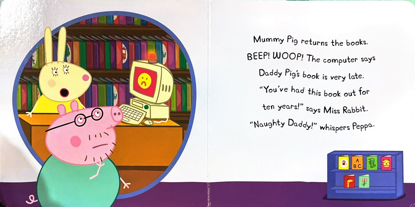 Peppa goes to the Library