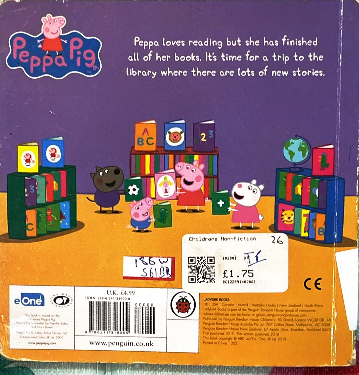 Peppa goes to the Library