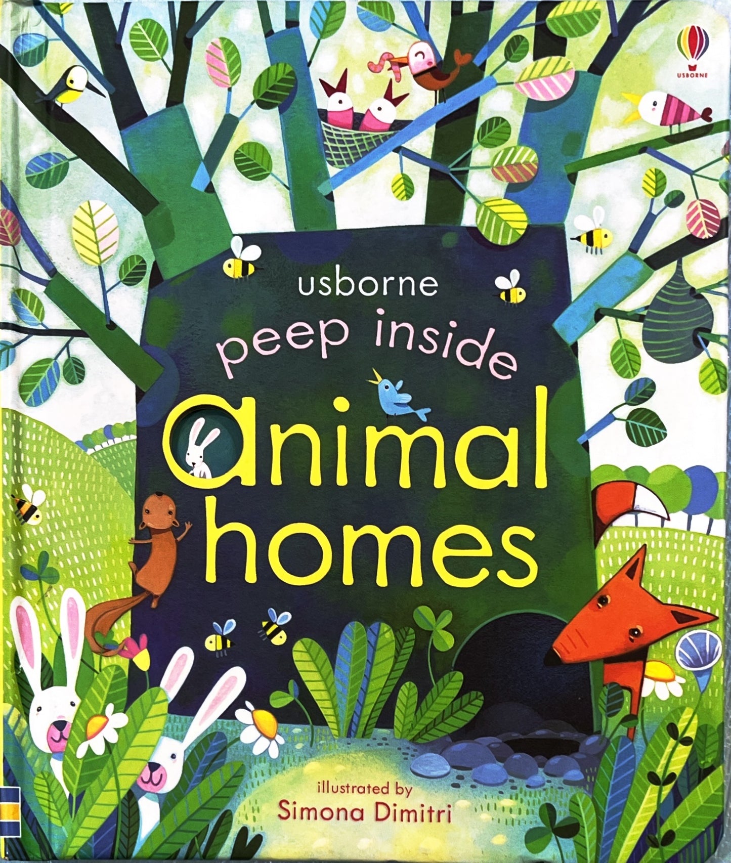 Usborne Peep Inside Animal Homes (Bestseller)