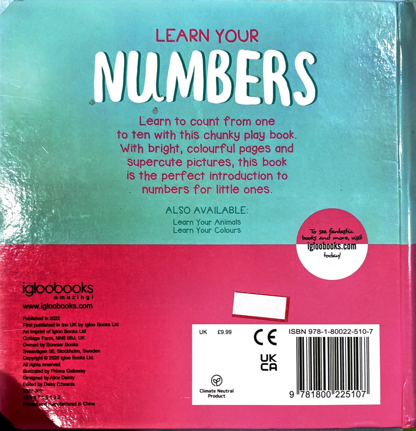 Learn Your Numbers (Soft Pages Book)