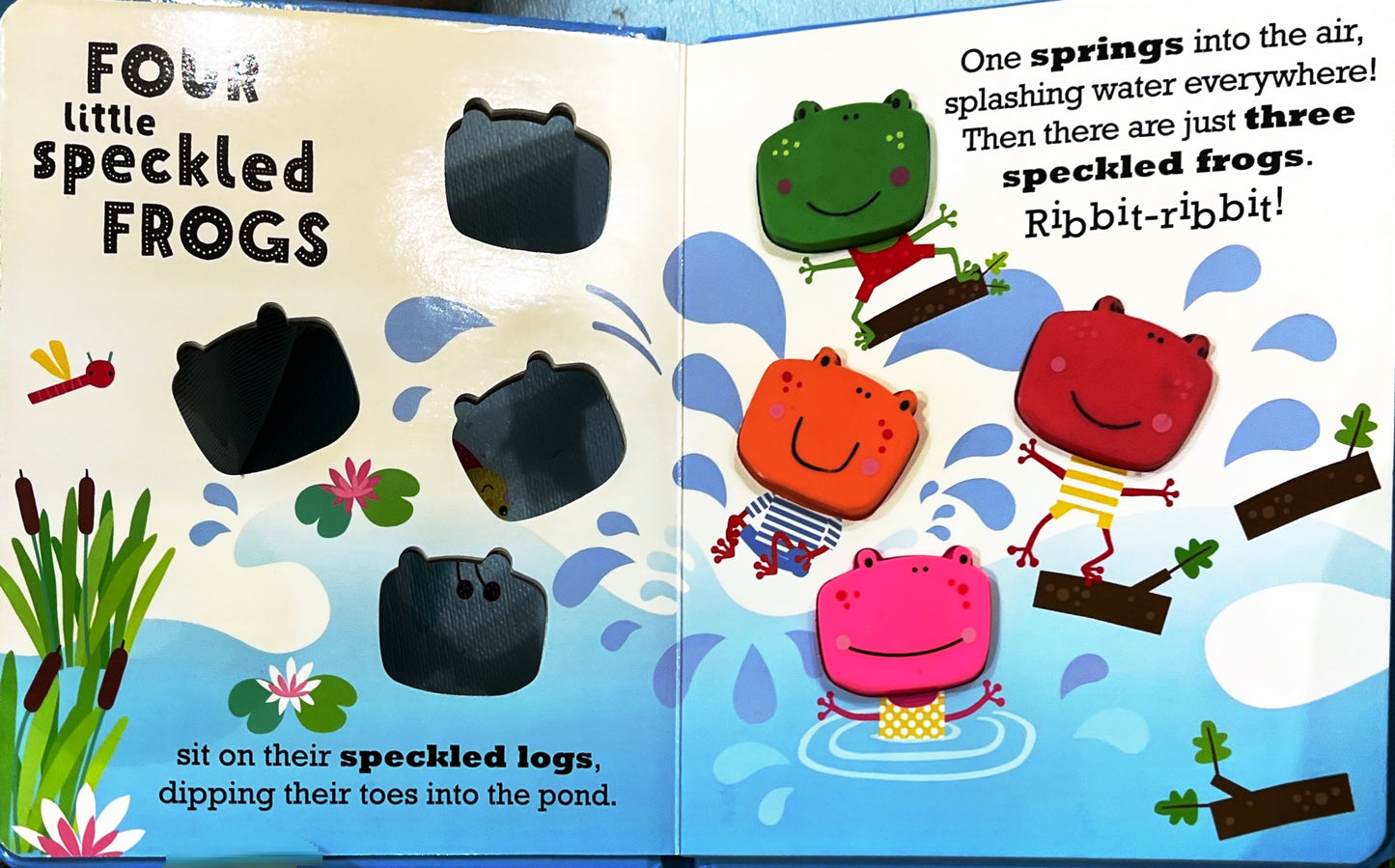 Five speckled Frogs (Touch and Feel)