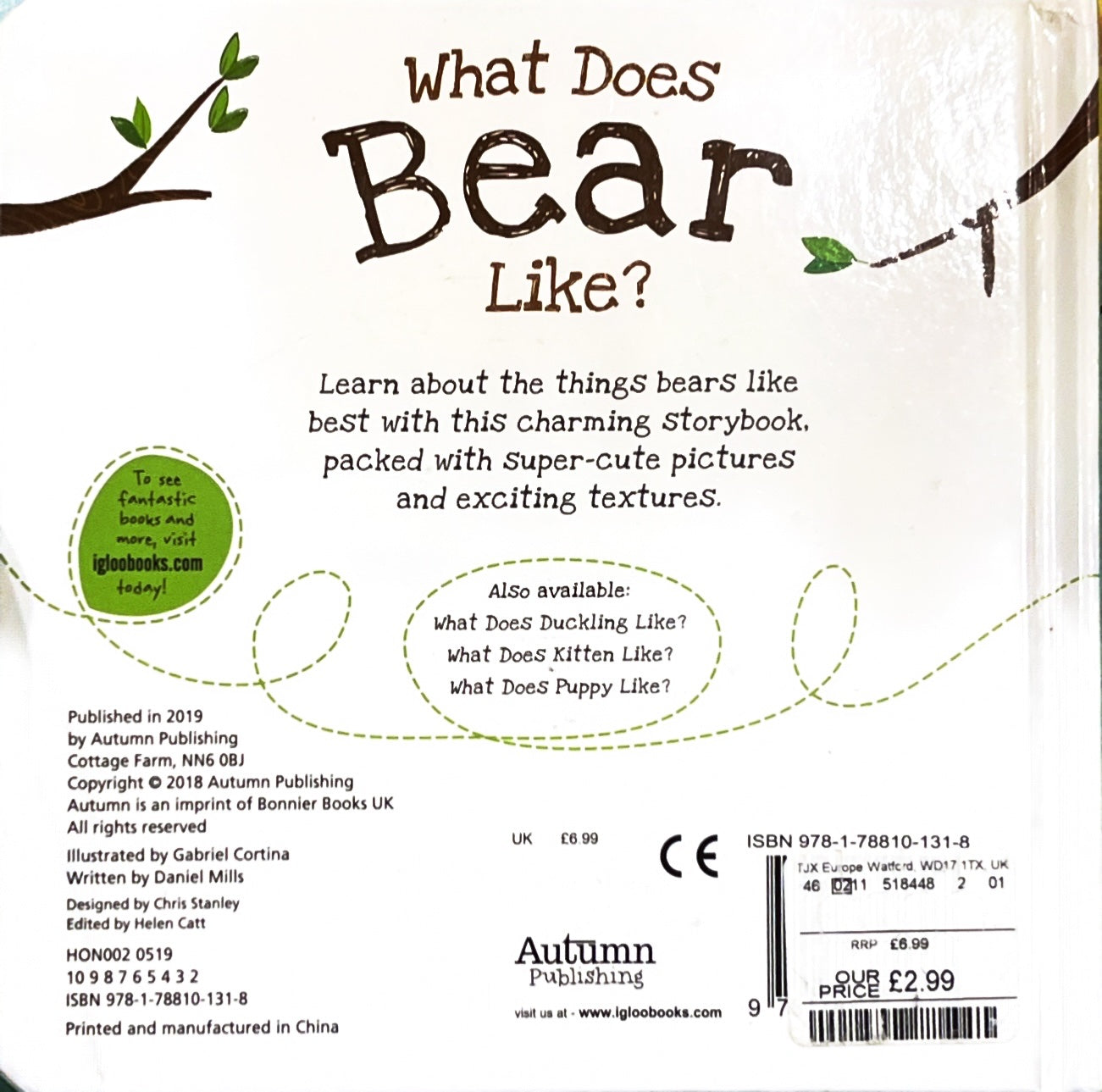 What does Bear Like? (Touch and Feel)