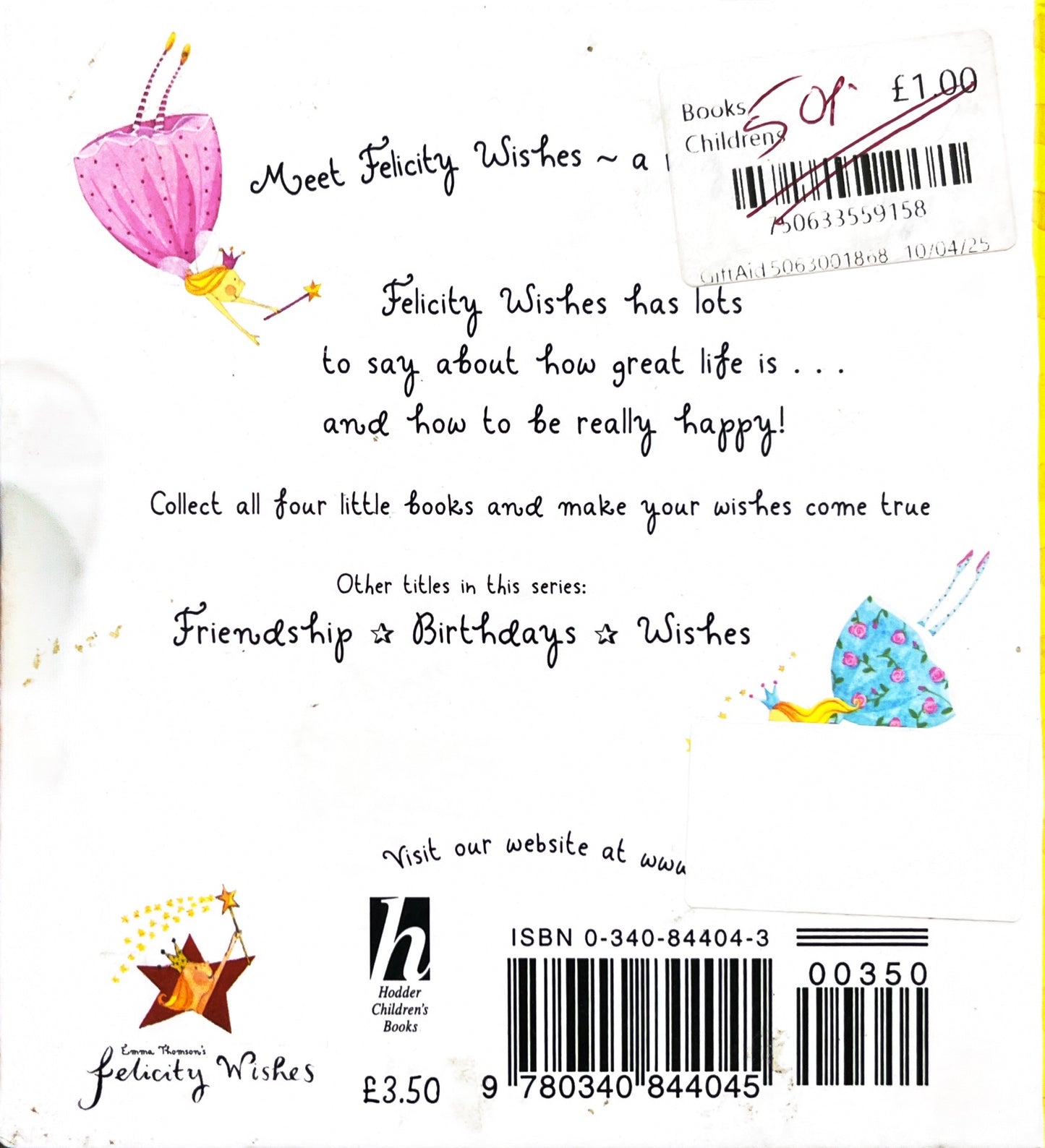 Felicity wishes (Glitter pages)