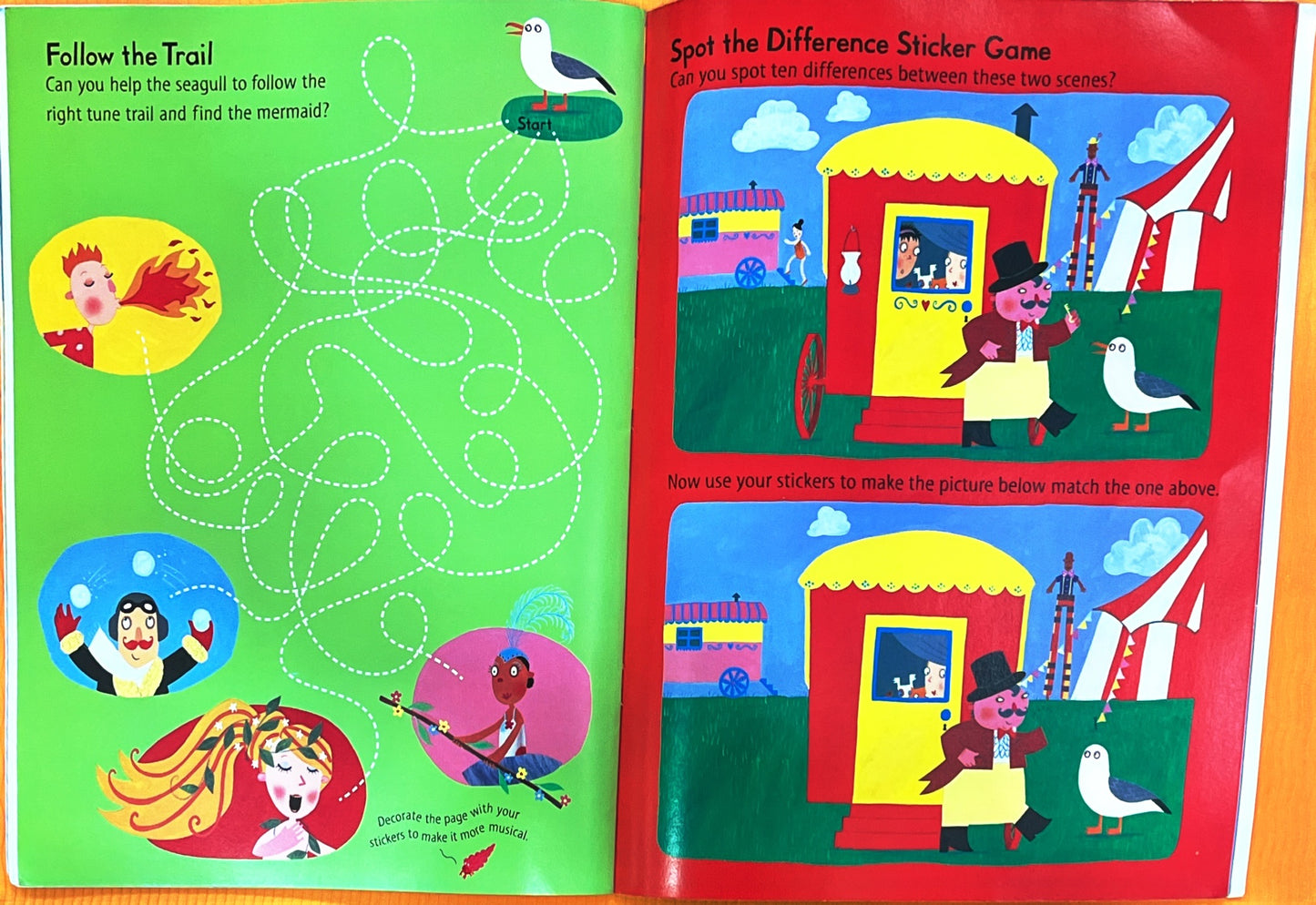The Singing Mermaid Activity Book (with over 400 stickers)