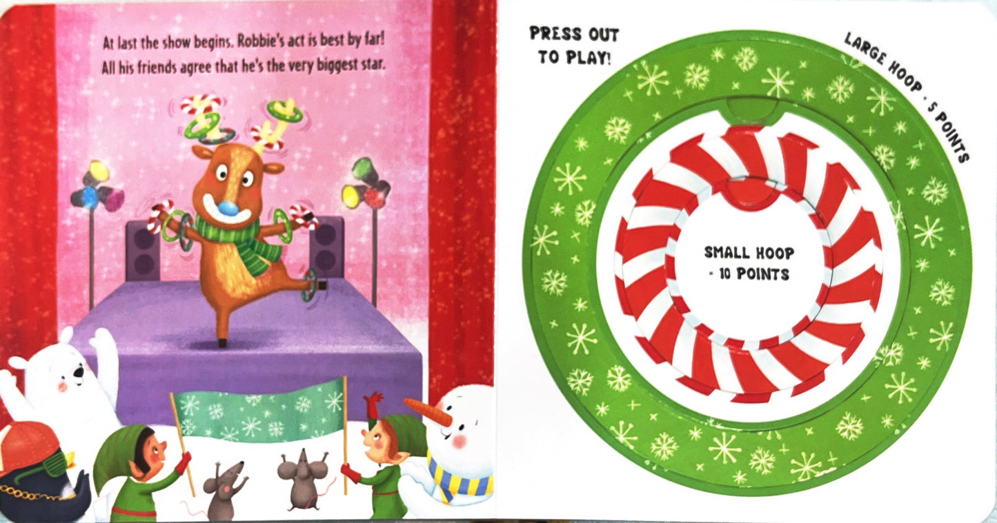 Hoopla with reindeer