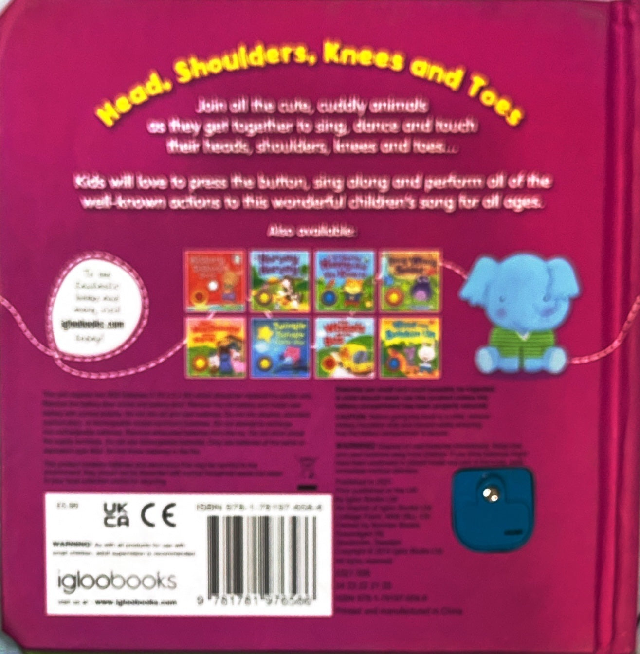 Head and Shoullders (sound Book)