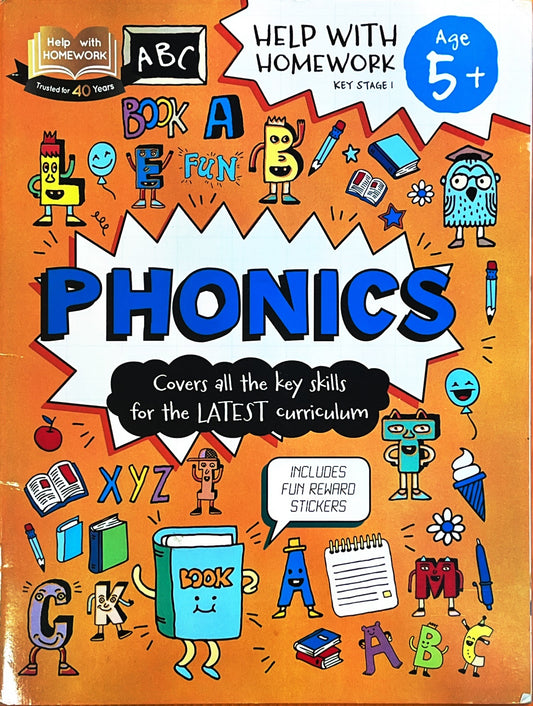 Phonics Acticity Book (with rewarding stickers)