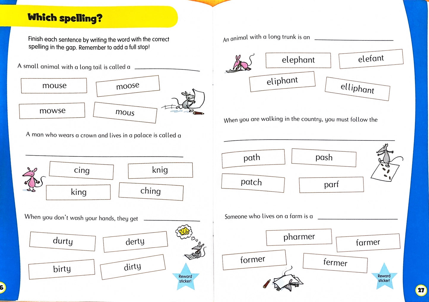 Phonics Acticity Book (with rewarding stickers)