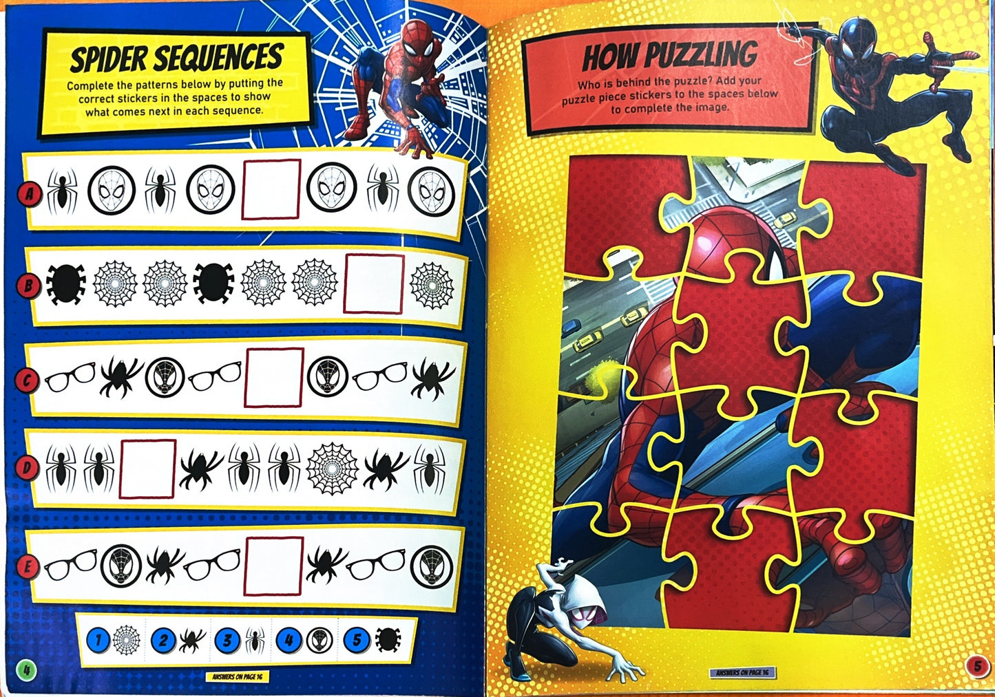 Spiderman Sticker Play (with Activities)