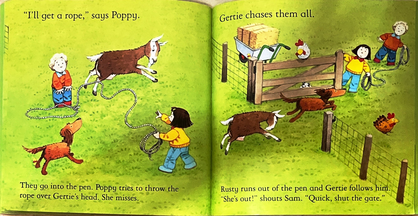 Then Grumpy Goat (Usborne Farmyard Tales)