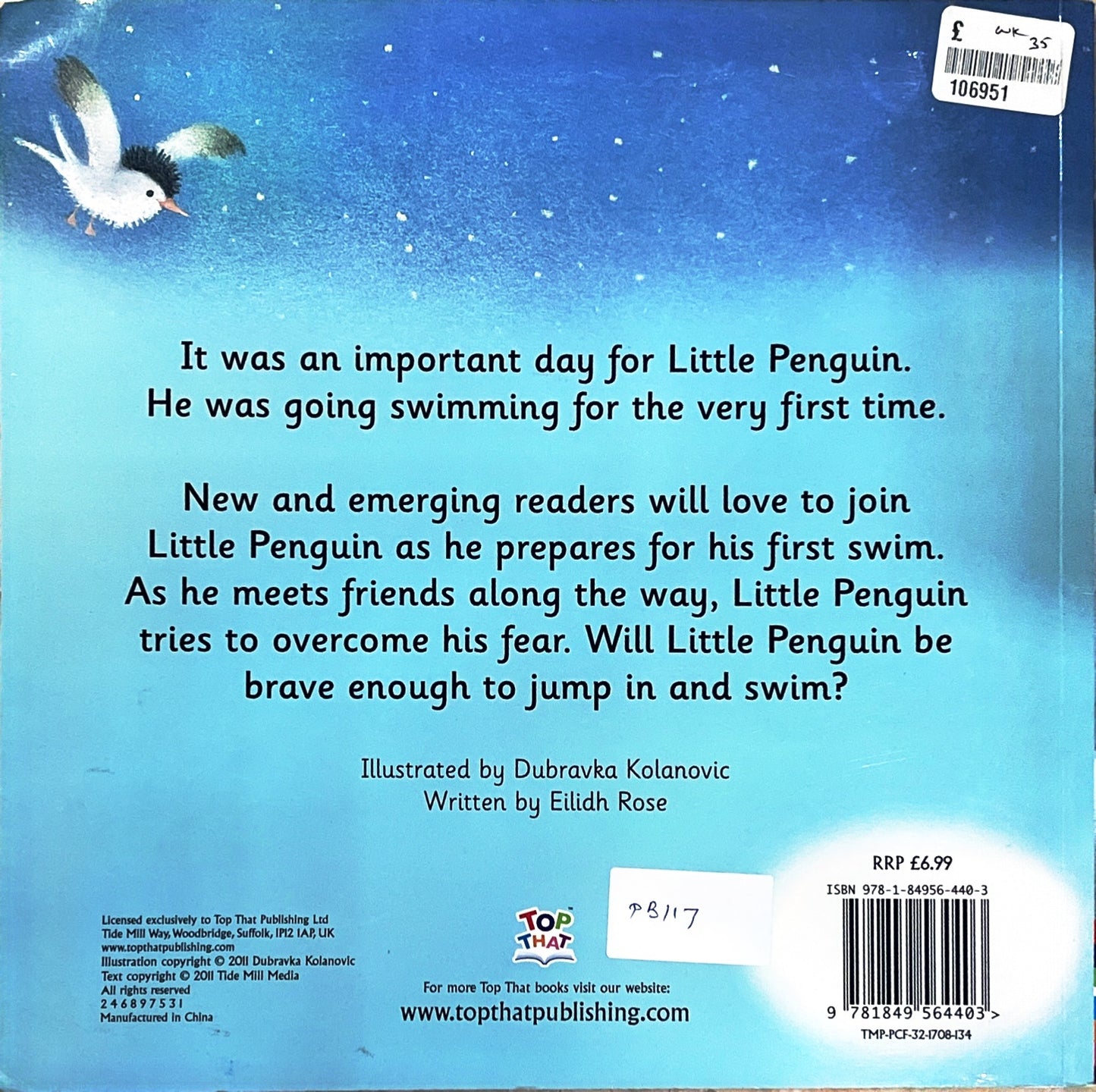 Little Penguin learns to swim