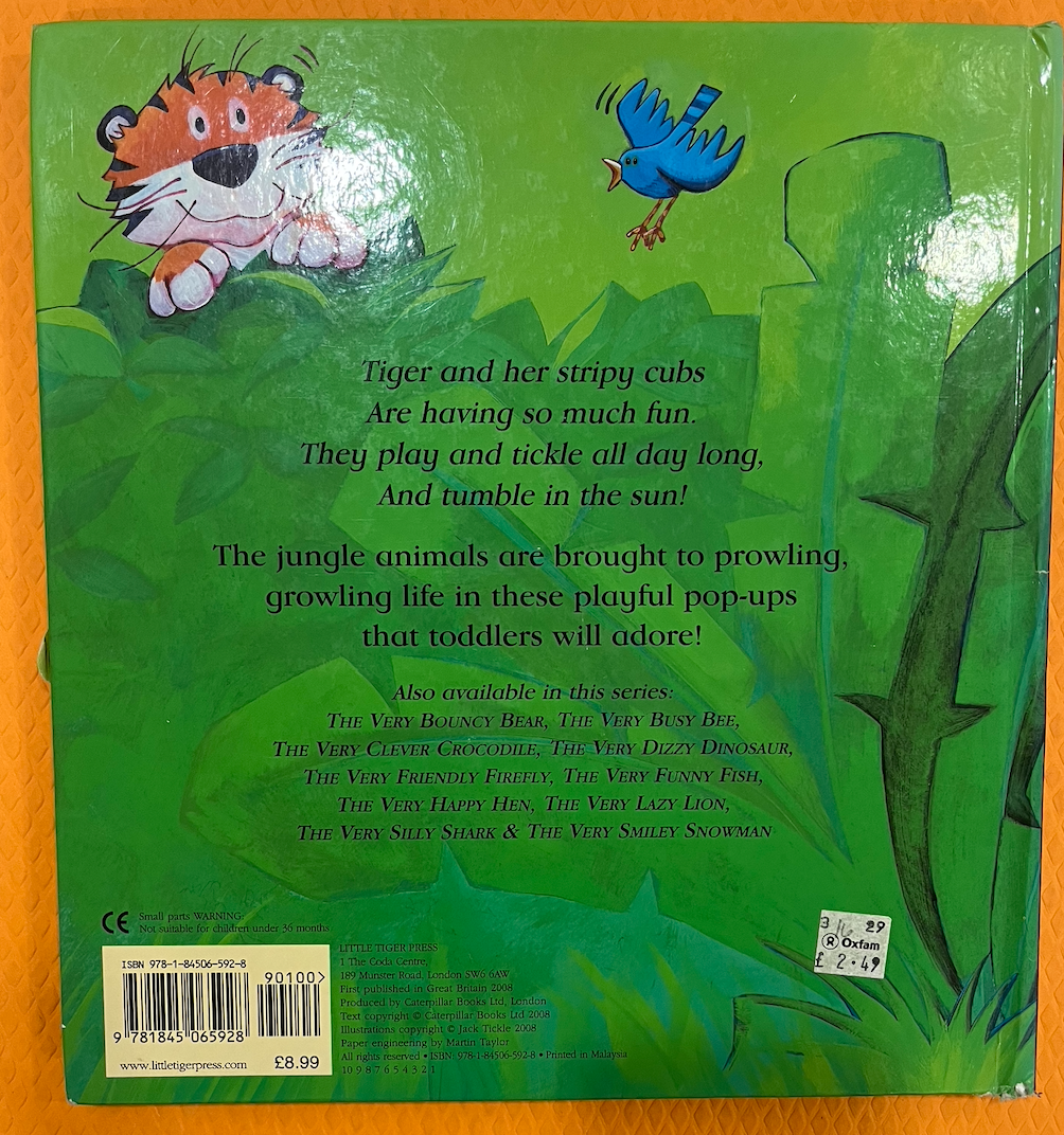 The Very Ticklish Tiger (Pop Up Book)