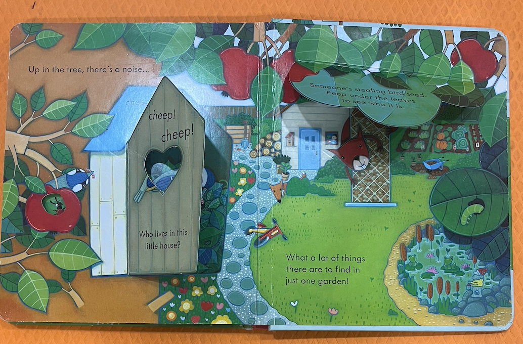 Usborne Peep Inside the Garden (Lift the Flaps)